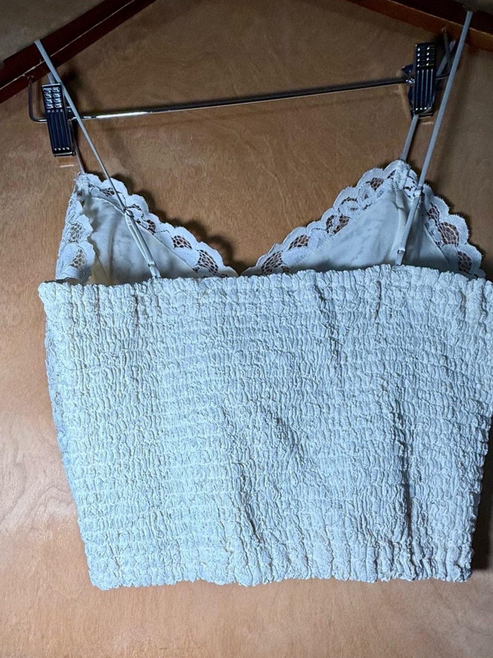 Express Lace Bralette in Ivory - Picture 3 of 3